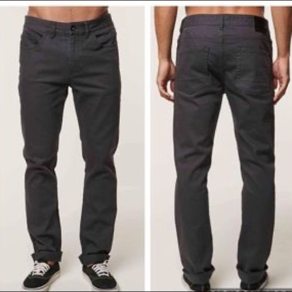 NWT O’Neill Townes Modern Denim Pants Graphite